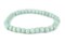 The Bead Chest Wood Stretch Bracelet, Mint Green - Stackable Beaded Jewelry, Unisex for Men & Women